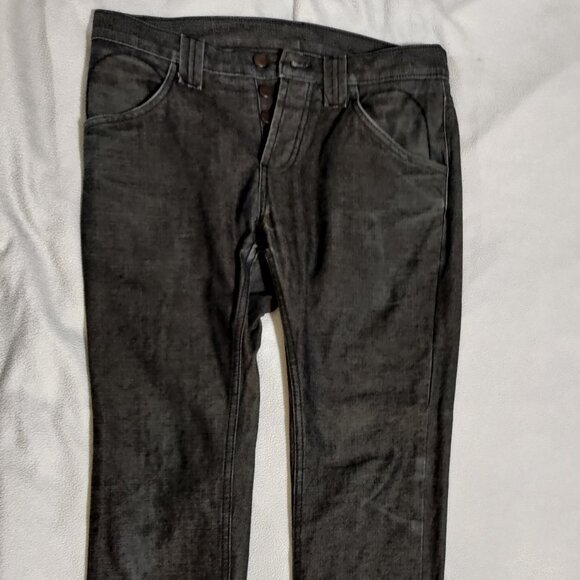 Crate "The Sally" Denim Jeans Selvedge Slim Fit Gray 32 X 32 Made in USA - Picture 1 of 12
